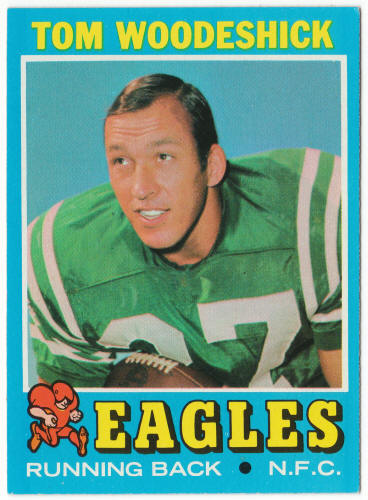 1971 Topps Football #40 Tom Woodeshick