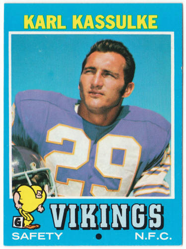 1971 Topps Football #46 Karl Kassulke Rookie Card