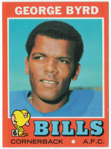 1971 Topps Football #58 George Butch Byrd
