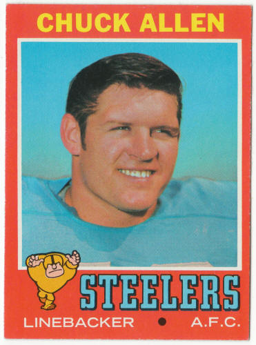1971 Topps Football #6 Chuck Allen