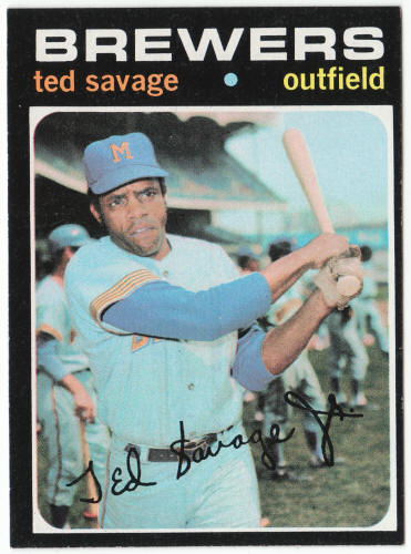 1971 Topps Baseball #76 Ted Savage front