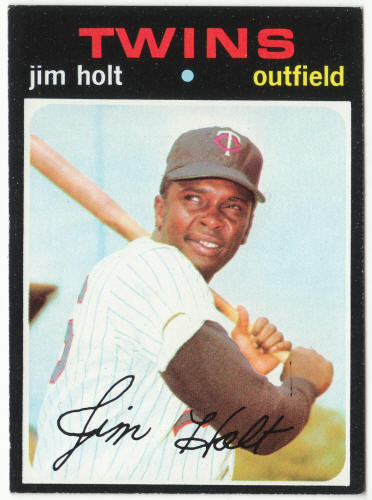 1971 Topps Baseball #7 Jim Holt Rookie Card