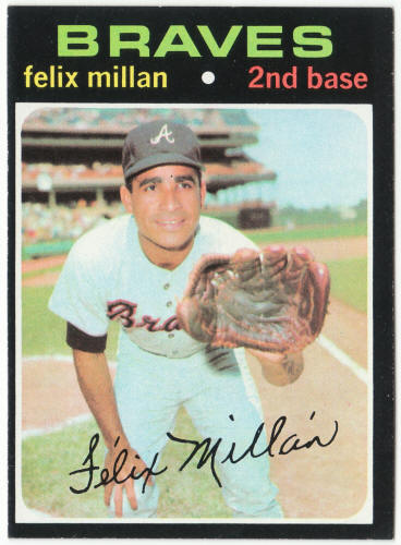 1971 Topps Baseball #81 Felix Millan front