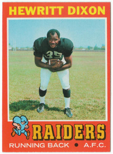 1971 Topps Football #95 Hewritt Dixon