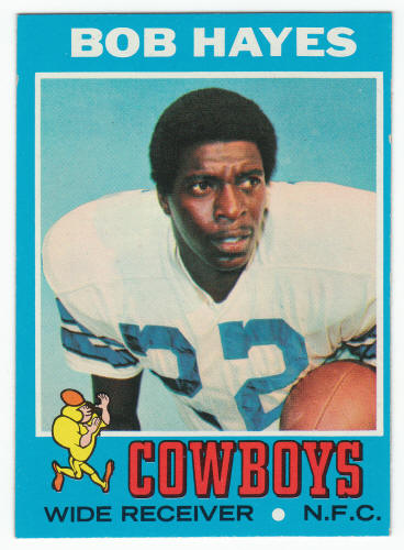1971 Topps Football #190 Bob Hayes front