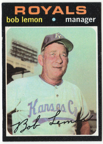 1971 Topps #91 Bob Lemon front