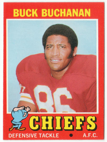 1971 Topps Football #13 Buck Buchanan front