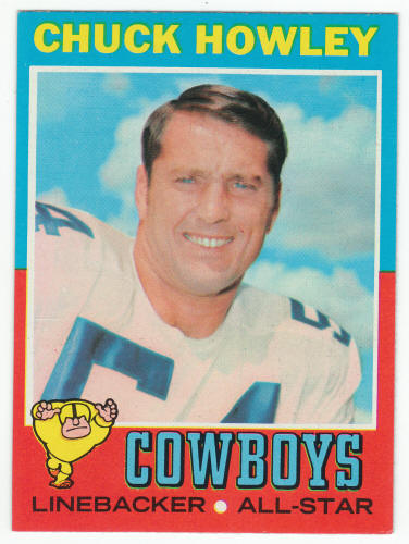 1971 Topps Football Chuck Howley #238
