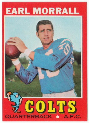 1971 Topps Football #242 Earl Morrall