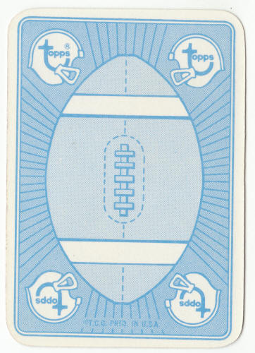 1971 Topps Football Insert Card 12 Andy Russell back