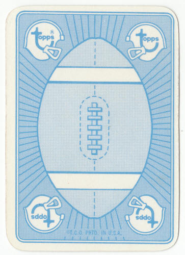 1971 Topps Football Insert Rookie Card 15 Duane Thomas back