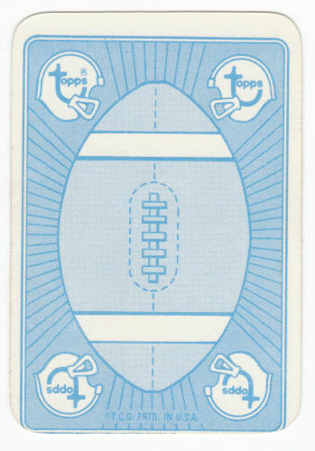 1971 Topps Football Insert Game Card Len Dawson #25 back