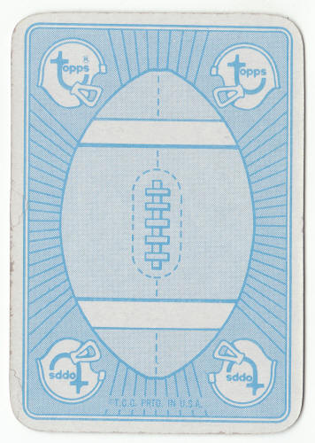 1971 Topps Football Insert Card 44 Ken Avery Rookie back