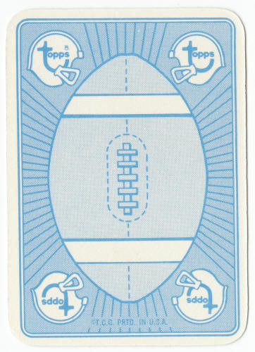 1971 Topps Football Insert Card 8 Haven Moses