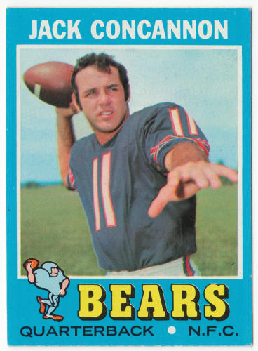1971 Topps Football #262 Jack Concannon front