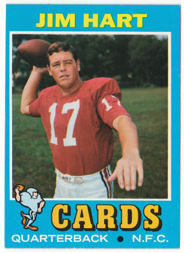 1971 Topps Football #47 Jim Hart front