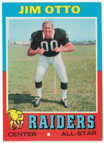 1971 Topps Football #151 Jim Otto front