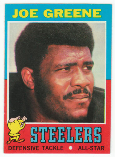1971 Topps Football Joe Greene #245 rookie front
