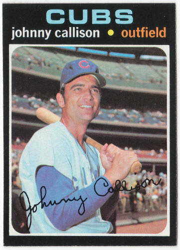 1971 Topps #12 Johnny Callison front