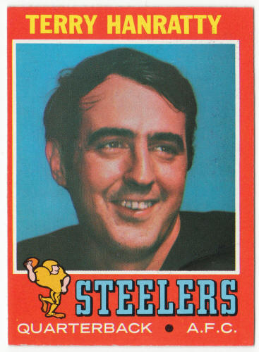 1971 Topps Football #30 Terry Hanratty Rookie Card front