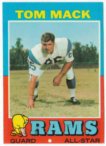 1971 Topps Football #94 Tom Mack