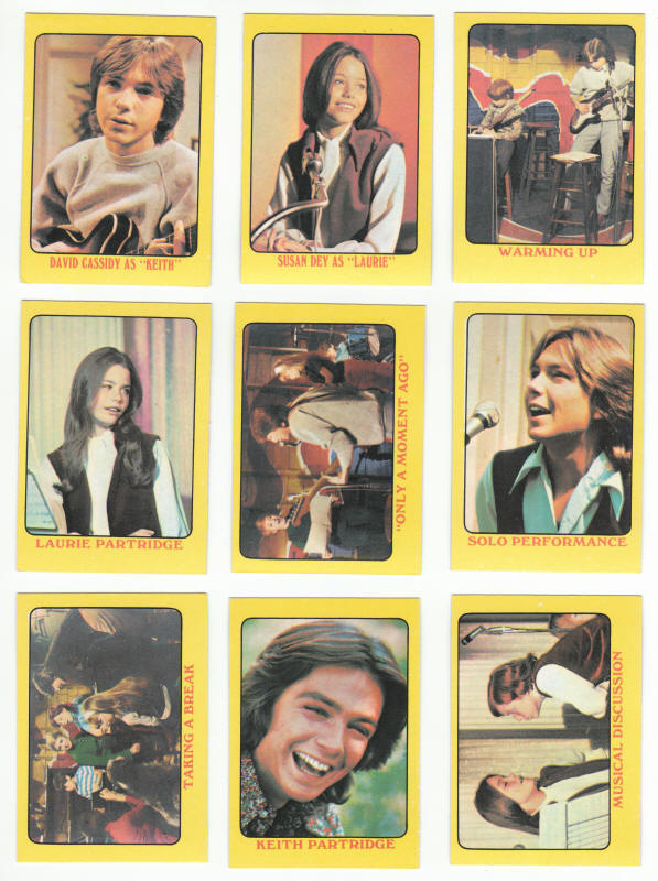 1972 A&BC Partridge Family Cards