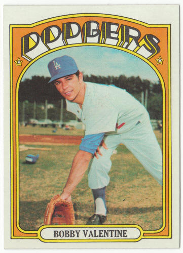 1972 Topps Baseball #11 Bobby Valentine