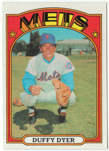 1972 Topps Baseball #127 Duffy Dyer