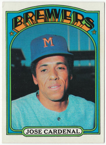 1972 Topps Baseball #12 Joe Cardenal