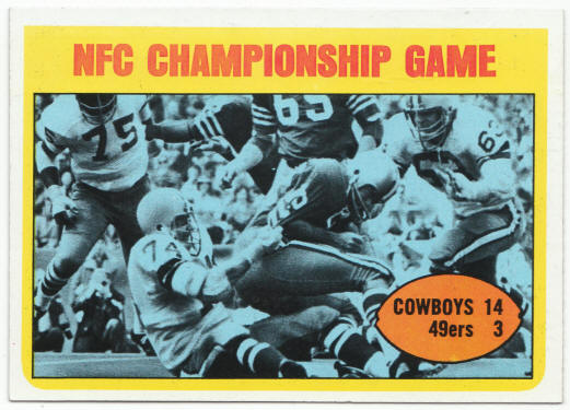 1972 Topps #138 NFC Championship Game Bob Lilly