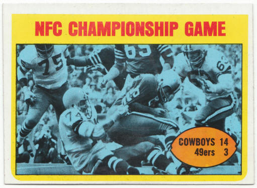 1972 Topps #138 NFC Championship Game Bob Lilly