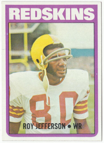 1972 Topps Football #142 Roy Jefferson