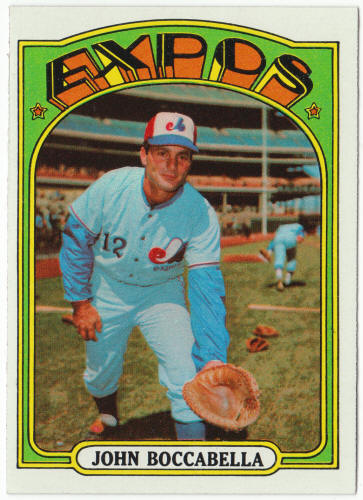 1972 Topps Baseball #159 John Boccabella