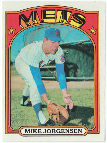 1972 Topps Baseball #16 Mike Jorgensen