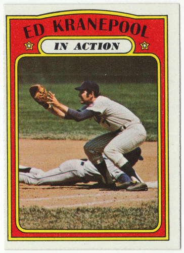 1972 Topps Baseball #182 Ed Kranepool In Action
