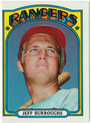 1972 Topps Baseball #191 Jeff Burroughs Rookie Card
