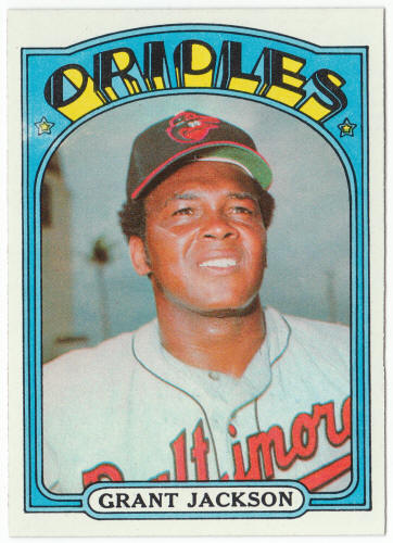 1972 Topps Baseball #212 Grant Jackson