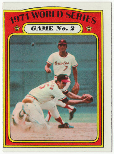 1972 Topps Baseball #224 World Series Game 2