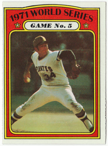 1972 Topps Baseball #227 World Series Game 5