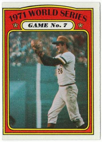 1972 Topps Baseball #229 World Series Game 7