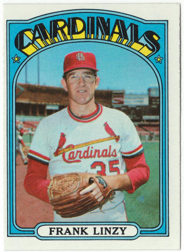 1972 Topps Baseball #243 Frank Linzy