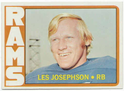 1972 Topps Football #247 Les Josephson