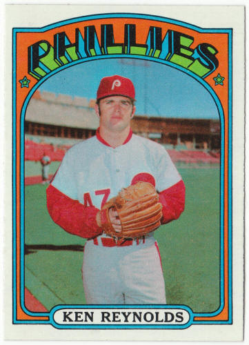 1972 Topps Baseball #252 Ken Reynolds