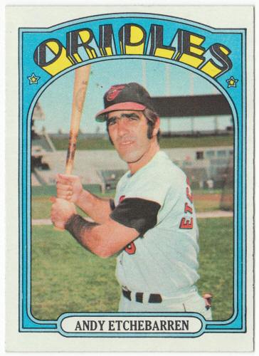 1972 Topps Baseball #26 Andy Etchebarren