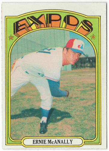 1972 Topps Baseball #58 Ernie McAnally