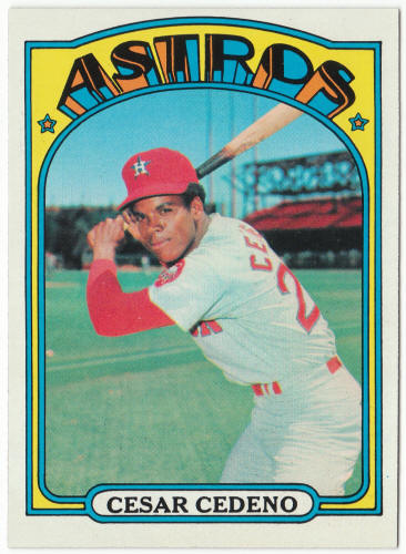1972 Topps Baseball #65 Cesar Cedeno