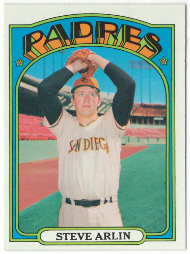 1972 Topps Baseball #78 Steve Arlin Rookie Card