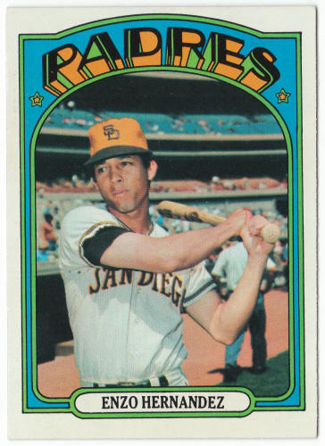 1972 Topps Baseball #7 Enzo Hernandez