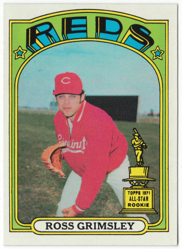 1972 Topps Baseball #99 Ross Grimsley Rookie Card