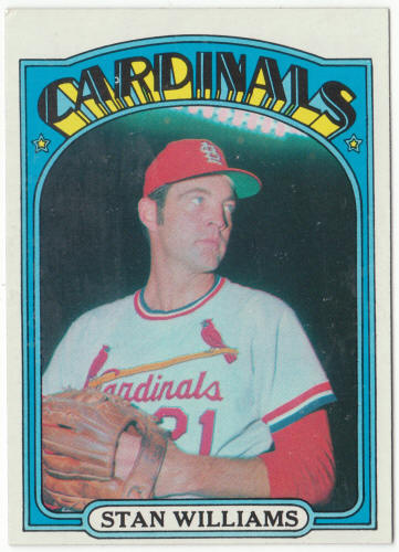 1972 Topps Baseball #9 Stan Williams